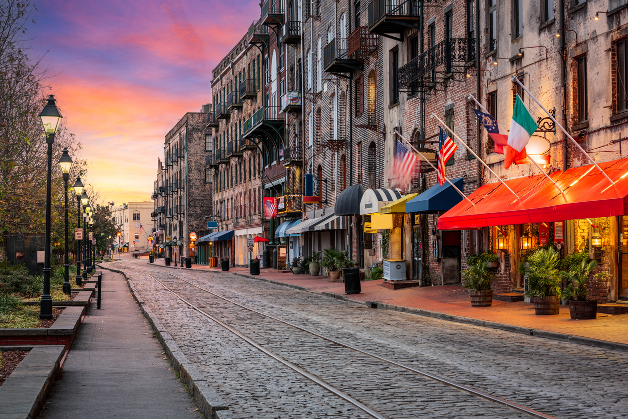 Panoramic Image of Savannah, GA